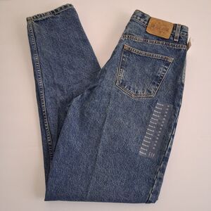 Vtg Gap Blue Jeans No. 9 Reverse Fit  Womens  14 Highwaist Tapered NWT Mom 90s